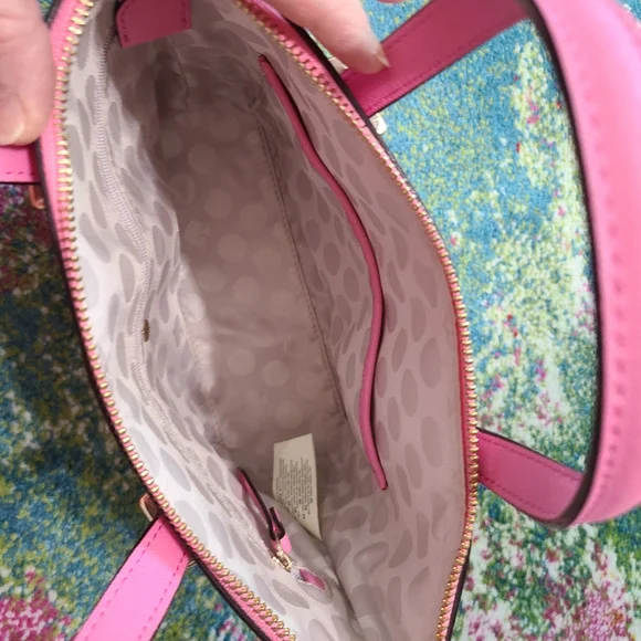 NWOT - Kate Spade Satchel w/Crossbody Strap Pink π - Picture 8 of 15